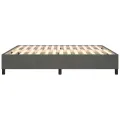 cadre de lit Gris foncé 200x200 cm Velours