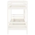 Lit superposé Blanc 75x190 cm Bois de pin massif