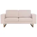 Ensemble de canapé 2 pcs Tissu Crème