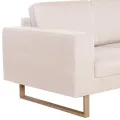 Ensemble de canapé 2 pcs Tissu Crème