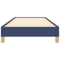 Cadre de lit Bleu 100 x 200 cm Tissu