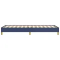 Cadre de lit Bleu 100 x 200 cm Tissu