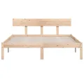 Cadre de lit Bois de pin massif 120x200 cm