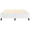 cadre de lit Blanc 140x190 cm Similicuir