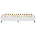 cadre de lit Blanc 140x190 cm Similicuir