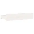 Cadre de lit avec tiroirs Blanc 180x200 cm Super King