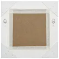 Miroir mural style baroque 40x40 cm Argenté