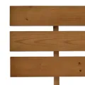 Cadre de lit Marron miel Bois de pin massif 90 x 200 cm