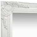 Miroir mural style baroque 40x40 cm Blanc