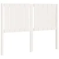 Tête de lit Blanc 125,5x4x100 cm Bois massif de pin