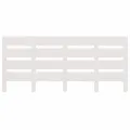 Tête de lit Blanc 160x3x80 cm Bois massif de pin