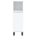Ensemble de meubles salle de bain 3 pcs blanc bois d'ingénierie