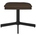 Repose-pied Marron 60x60x36 cm Similicuir