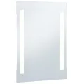 Miroir mural à LED pour salle de bains 60x100 cm
