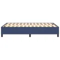 cadre de lit Bleu 120x200 cm Tissu
