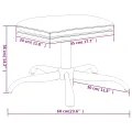 Repose-pied Cappuccino 60x60x36 cm Similicuir