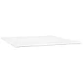 cadre de lit avec matelas Blanc 180x200cm Similicuir