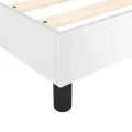 cadre de lit avec matelas Blanc 180x200cm Similicuir