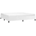 Cadre de lit Blanc 200x200 cm Similicuir