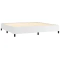 Cadre de lit Blanc 200x200 cm Similicuir