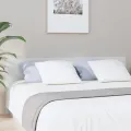 Tête de lit Blanc 200x1,5x80 cm Bois d'ingénierie