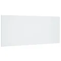 Tête de lit Blanc 200x1,5x80 cm Bois d'ingénierie
