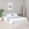 Tête de lit Blanc 200x1,5x80 cm Bois d'ingénierie