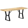 Banc 110 cm Bois de manguier massif