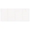 Tête de lit murale Blanc 206x3x91,5 cm Bois massif de pin