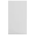 Bibliothèque/Buffet Blanc brillant 50x25x80 cm Aggloméré