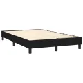 cadre de lit avec matelas LED Noir 120x200 cm Tissu