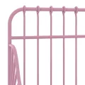 Cadre de lit extensible Rose Métal 80x130/200 cm