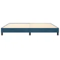 cadre de lit Bleu foncé 200x200 cm Velours
