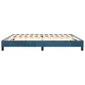 cadre de lit Bleu foncé 200x200 cm Velours