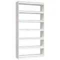 Bibliothèque/Séparateur de pièce Blanc 100x30x200 cm Pin massif