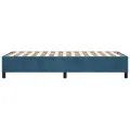 cadre de lit Bleu foncé 90x190 cm Velours