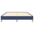 Cadre de lit Bleu 140x190 cm Tissu