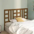 Tête de lit Marron miel 156x4x100 cm Bois massif de pin