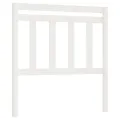 Tête de lit Blanc 96x4x100 cm Bois massif de pin