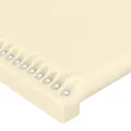 Tête de lit à LED Crème 103x16x78/88 cm Similicuir