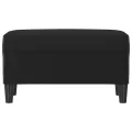 Banc Noir 70x35x41 cm Similicuir