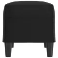 Banc Noir 70x35x41 cm Similicuir