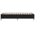 Cadre de lit Noir 100x200 cm Tissu