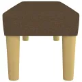 Banc Marron foncé 100x30x30 cm Tissu