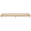 Cadre de lit chêne sonoma 75x190 cm bois d'ingénierie