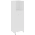 Ensemble de meubles de salle de bain 4 pcs Blanc Aggloméré