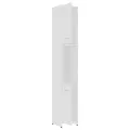 Ensemble de meubles de salle de bain 4 pcs Blanc Aggloméré