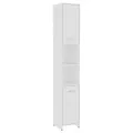 Ensemble de meubles de salle de bain 4 pcs Blanc Aggloméré