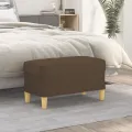 Banc Marron 70x35x41 cm Tissu