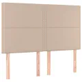 Têtes de lit 4 pcs Cappuccino 72x5x78/88 cm Similicuir